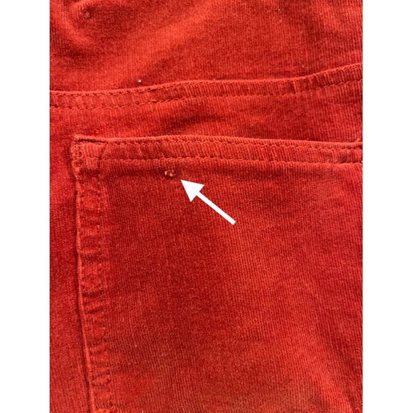 PILCRO AN THE LETTERPRESS Corduroy High Rise Velvet Skinny Jeans - Picture 7 of 8